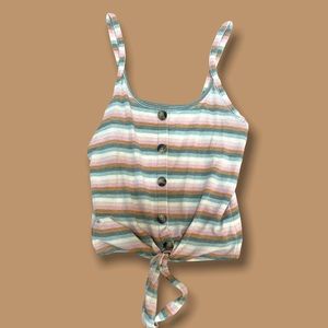 American Eagle striped tank top